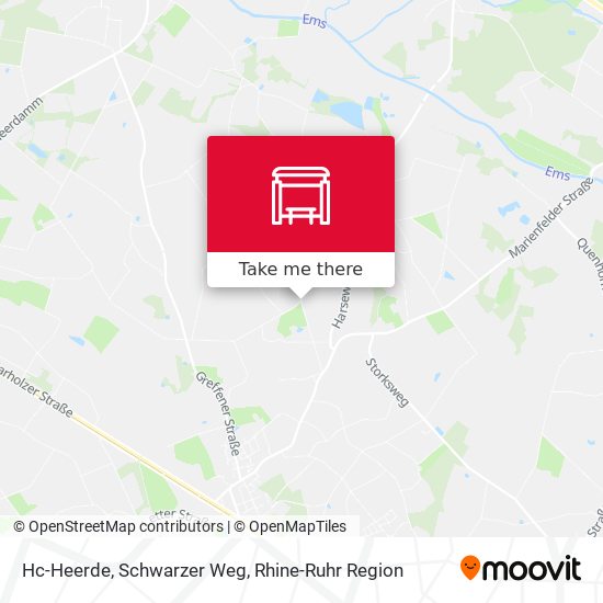Hc-Heerde, Schwarzer Weg map