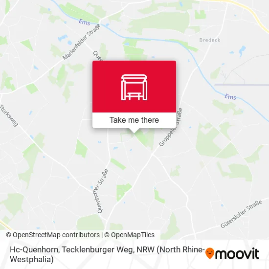 Карта Hc-Quenhorn, Tecklenburger Weg
