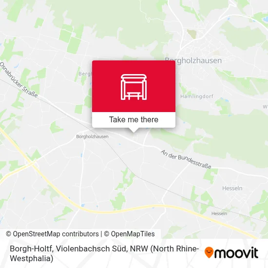 Borgh-Holtf, Violenbachsch Süd map