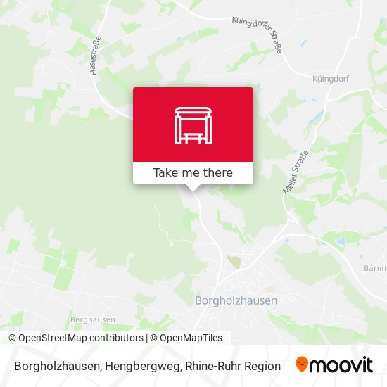 Borgholzhausen, Hengbergweg map