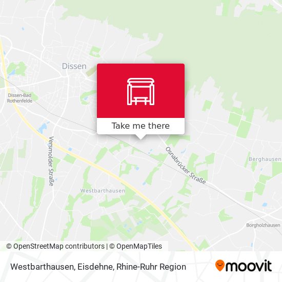 Westbarthausen, Eisdehne map