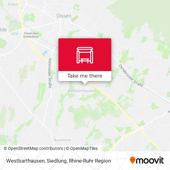 Карта Westbarthausen, Siedlung
