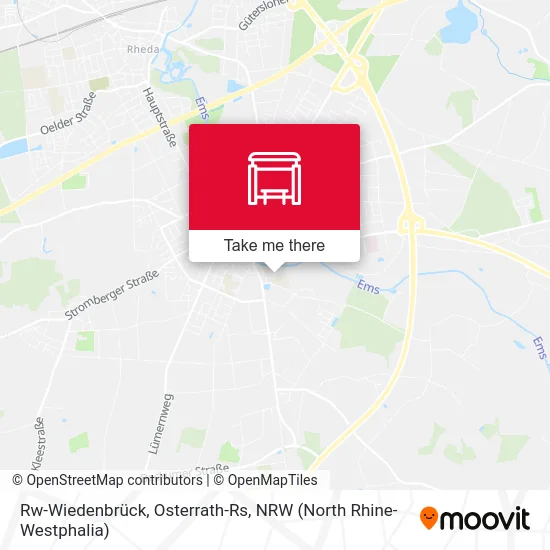 Rw-Wiedenbrück, Osterrath-Rs map