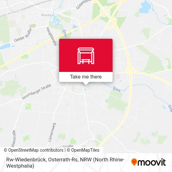 Rw-Wiedenbrück, Osterrath-Rs map
