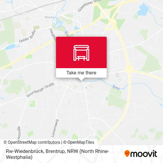 Rw-Wiedenbrück, Brentrup map