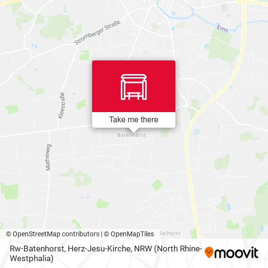 Карта Rw-Batenhorst, Herz-Jesu-Kirche