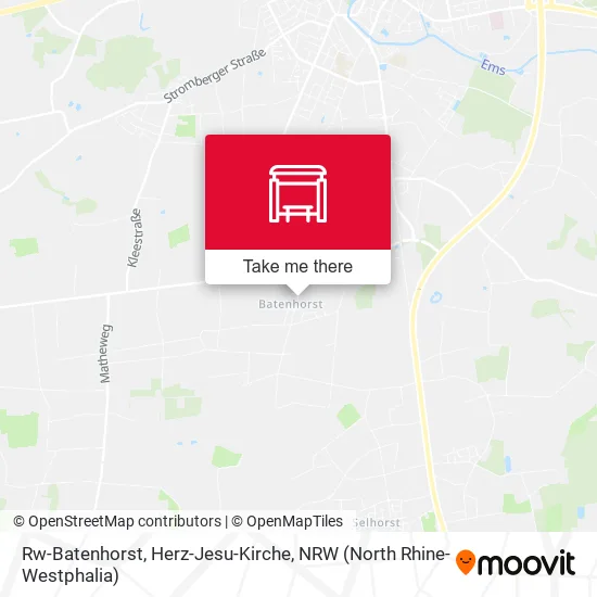 Карта Rw-Batenhorst, Herz-Jesu-Kirche