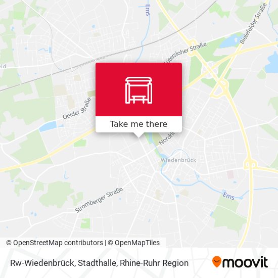 Rw-Wiedenbrück, Stadthalle map
