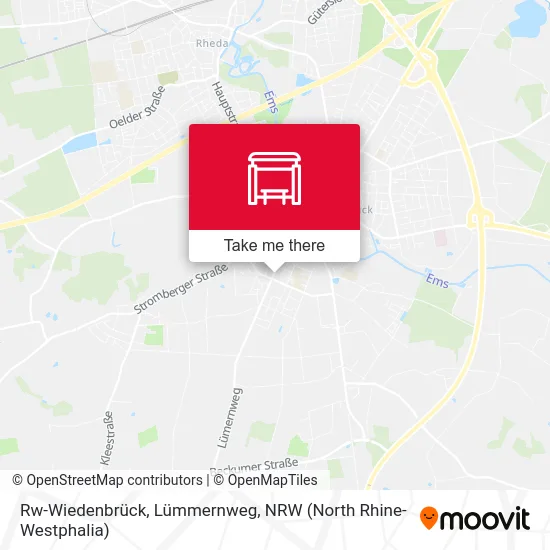 Rw-Wiedenbrück, Lümmernweg map