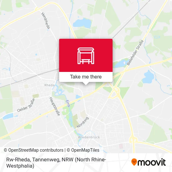 Rw-Rheda, Tannenweg map