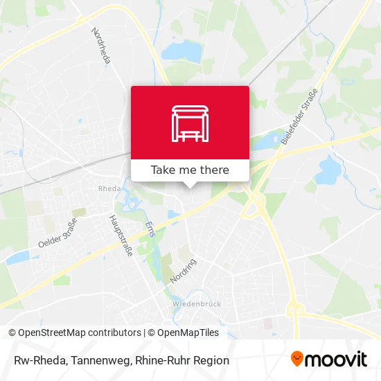 Карта Rw-Rheda, Tannenweg