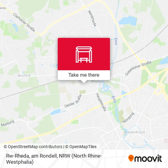 Карта Rw-Rheda, am Rondell