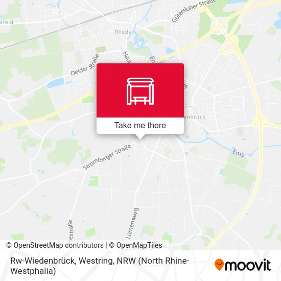 Rw-Wiedenbrück, Westring map