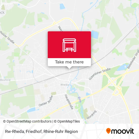 Карта Rw-Rheda, Friedhof