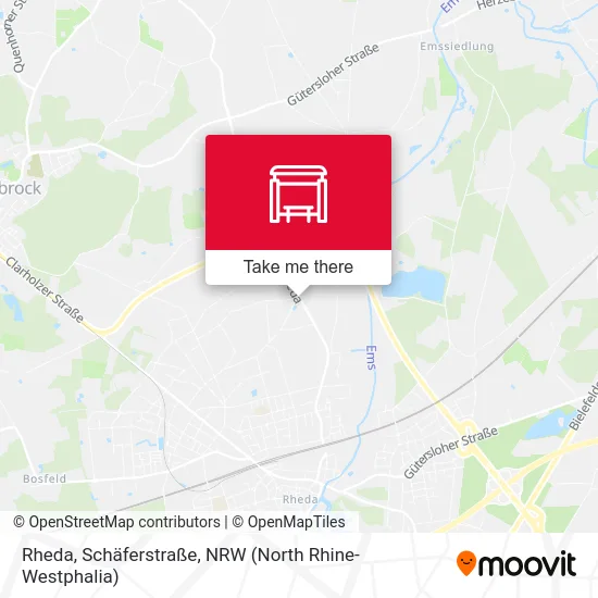 Rheda, Schäferstraße map