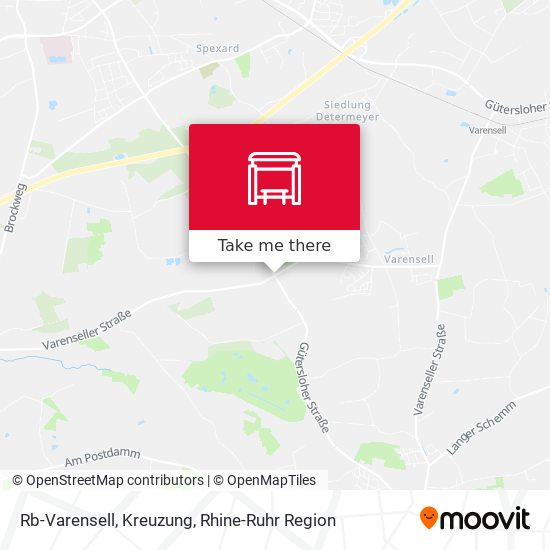 Rb-Varensell, Kreuzung map