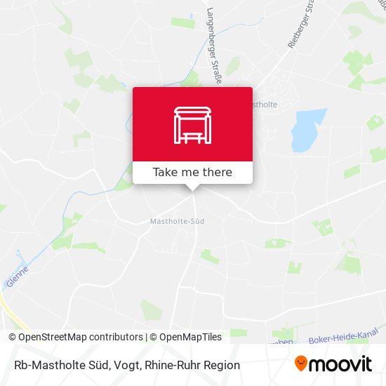 Rb-Mastholte Süd, Vogt map