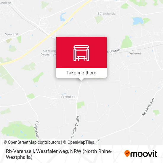 Rb-Varensell, Westfalenweg map