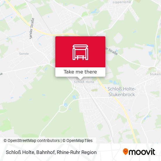 Schloß Holte, Bahnhof map