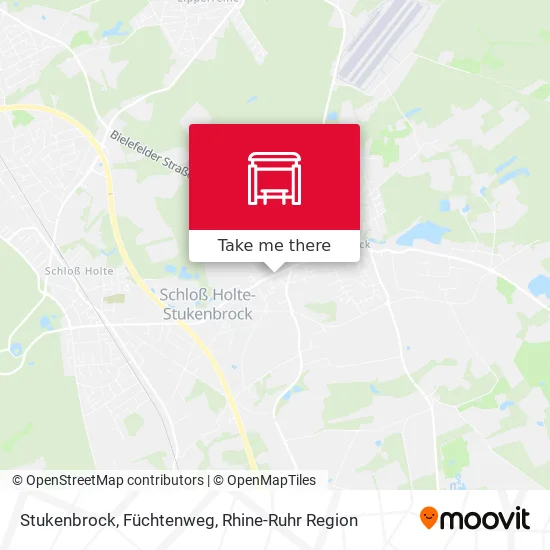 Карта Stukenbrock, Füchtenweg