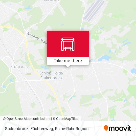 Stukenbrock, Füchtenweg map