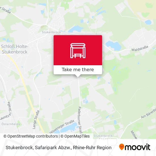 Карта Stukenbrock, Safaripark Abzw.