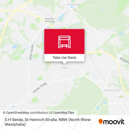 Карта S.H-Sende, St-Heinrich-Straße
