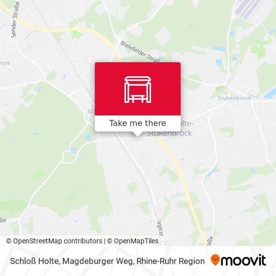 Schloß Holte, Magdeburger Weg map