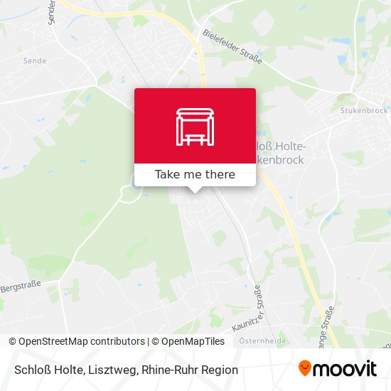Schloß Holte, Lisztweg map