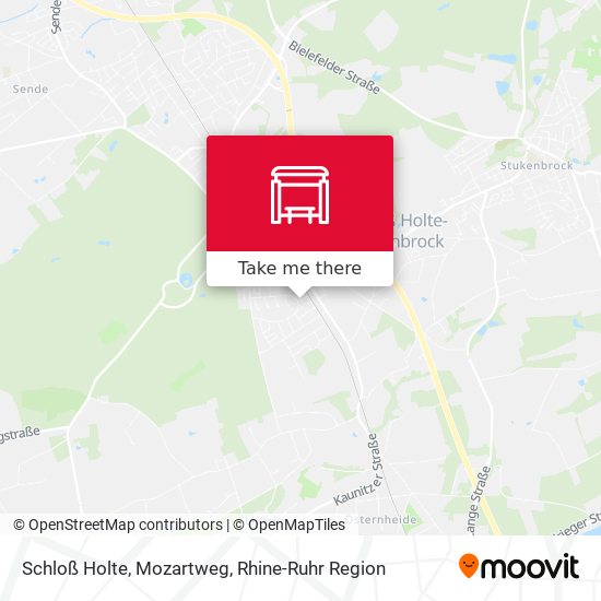 Schloß Holte, Mozartweg map