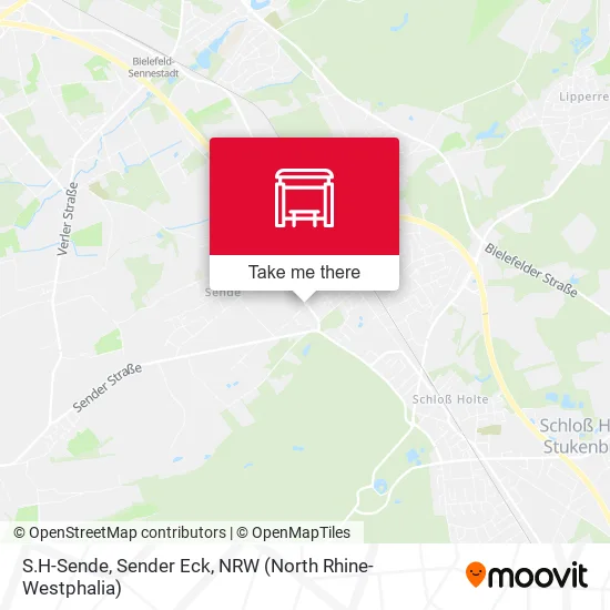 Карта S.H-Sende, Sender Eck