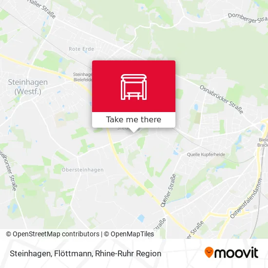Карта Steinhagen, Flöttmann