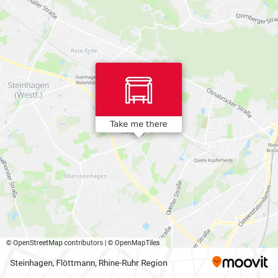 Карта Steinhagen, Flöttmann