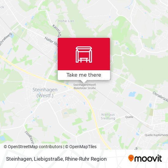Steinhagen, Liebigstraße map