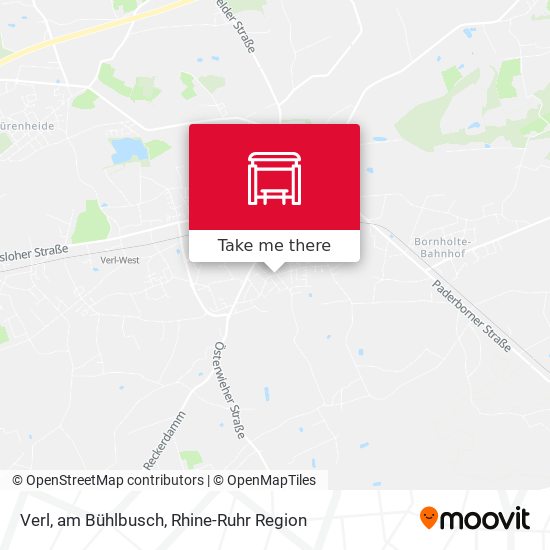 Verl, am Bühlbusch map