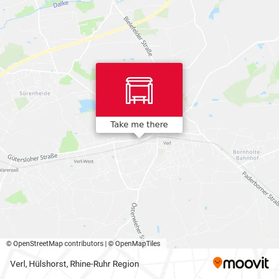 Verl, Hülshorst map