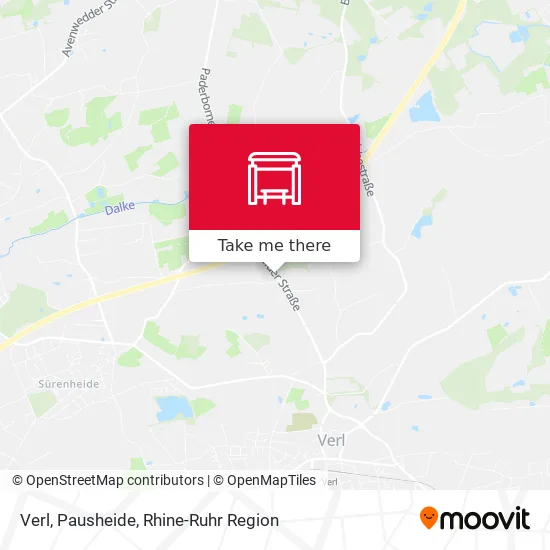 Карта Verl, Pausheide