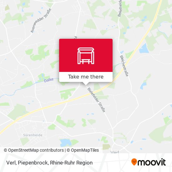 Карта Verl, Piepenbrock