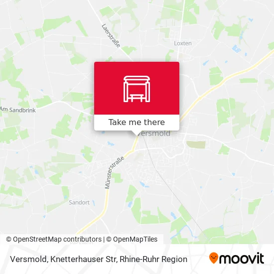 Карта Versmold, Knetterhauser Str