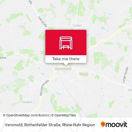Карта Versmold, Rothenfelder Straße