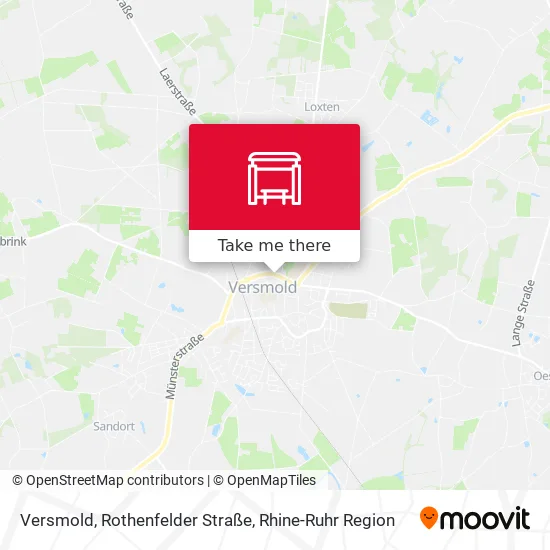 Карта Versmold, Rothenfelder Straße