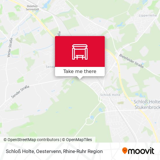 Schloß Holte, Oestervenn map