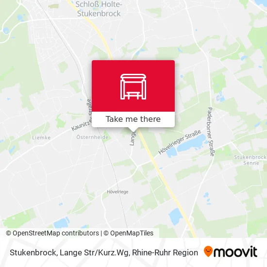 Карта Stukenbrock, Lange Str/Kurz.Wg
