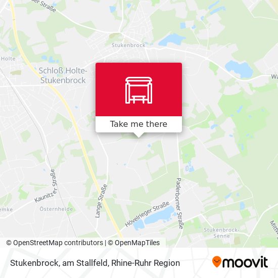 Stukenbrock, am Stallfeld map