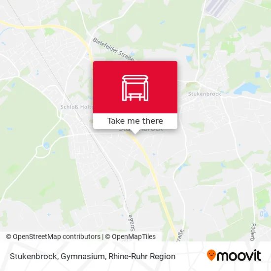 Карта Stukenbrock, Gymnasium