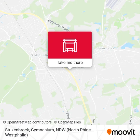 Stukenbrock, Gymnasium map