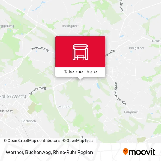 Карта Werther, Buchenweg