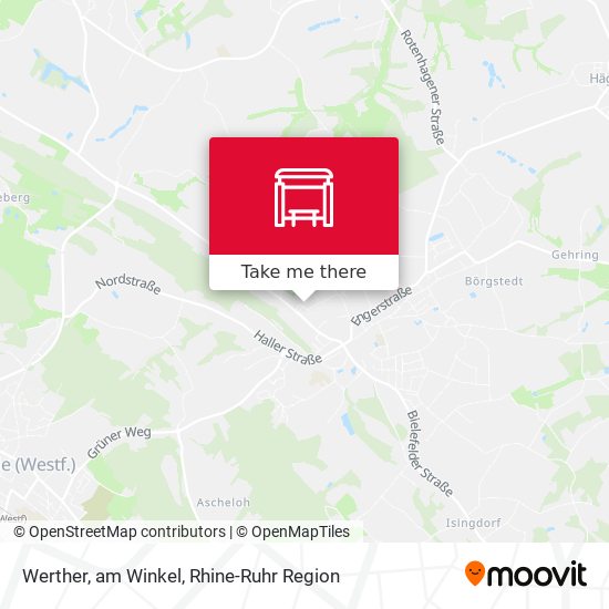 Карта Werther, am Winkel