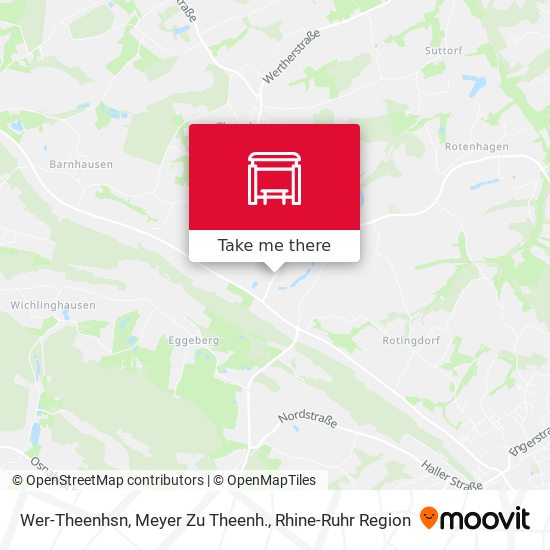 Wer-Theenhsn, Meyer Zu Theenh. map