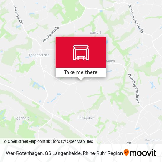Карта Wer-Rotenhagen, GS Langenheide